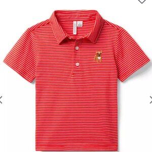 Janie and Jack stripped jersey polo
